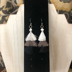 Boho fringe dangle earrings